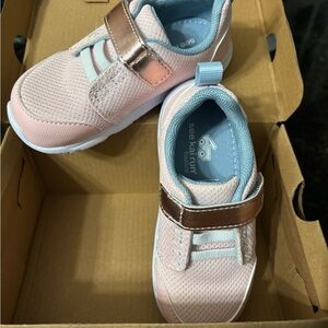 See Kai Run Pink and Bronze Kids Sneakers